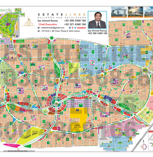 DHA MULTAN MAP-1